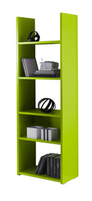 Libreria da Parete con 5 Ripiani in Melamina 56x29x184cm TFT  Boost Verde