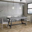 Tavolo 130x90x76 cm Achille Fix Cemento