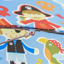 Sedia Mare Spiaggina Pieghevole per Bambini con Ombrello in Metallo e Tessuto Multicolore