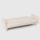 Divano Letto Clic Clac 186x85x80 cm in Tessuto Beige