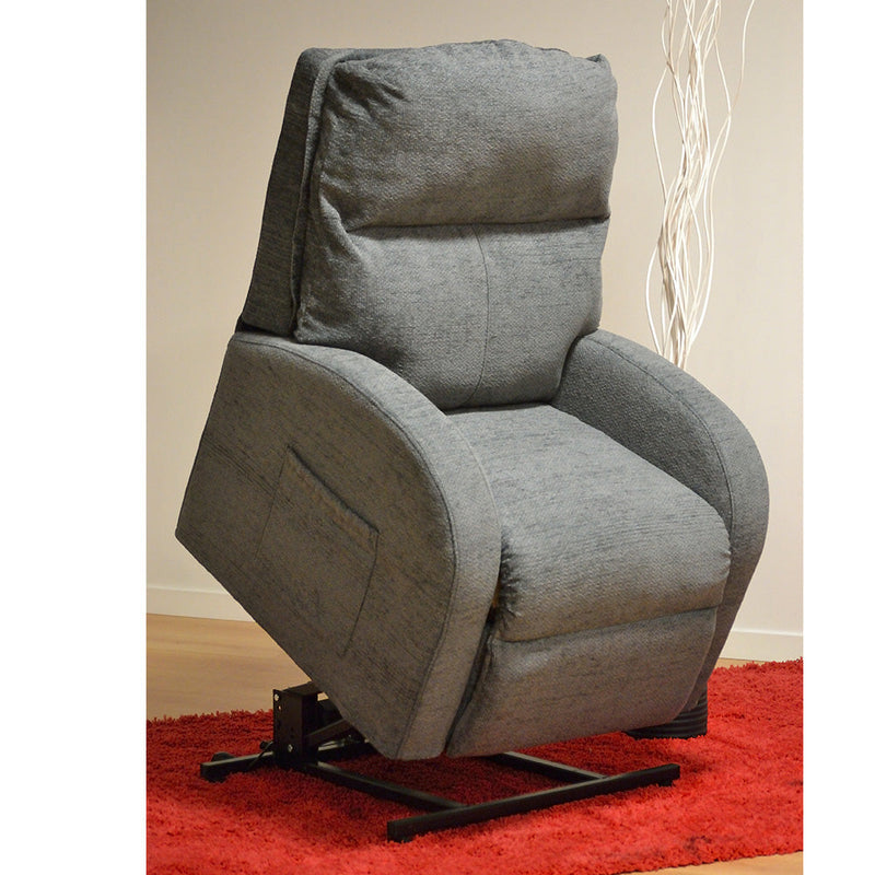 Poltrona Relax Elettrica Magnolia con Alzapersona Lift 1 Motore in Similpelle Nero