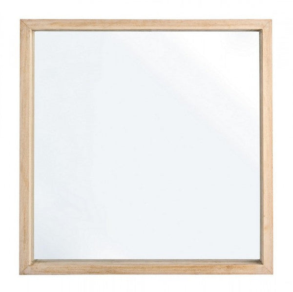 Spiegel mit Kissen Tiziano 2435 quadratisch 52x52 in Holz sconto