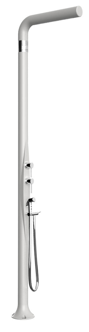 online Doccia da Esterno Giardino Miscelatore Deviatore e Doccetta Mobile Arkema Funny Yang Bianca