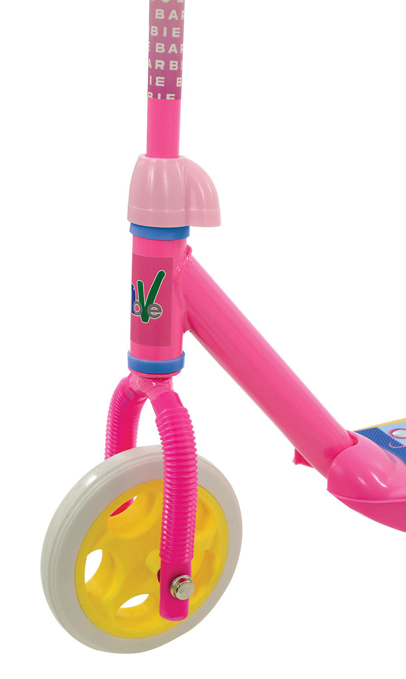 Monopattino a 3 Ruote Ruote in EVA antiforatura Barbie Rosa  