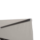 Ombrellone da Giardino 4x4 m Palo Ø67 mm Siviglia Grigio Chiaro