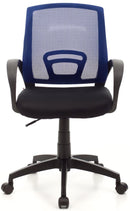 Sedia da Ufficio Operativa in Tessuto Room Blu