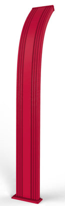 Doccia Solare da Giardino 40L Miscelatore Temporizzato e Lavapiedi Arkema Dada Cherry