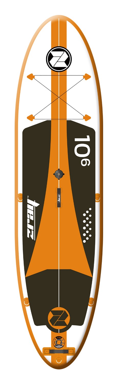 Aufblasbares SUP 320x81x15cm ZRAY W2 Windsurfing SUP Board sconto