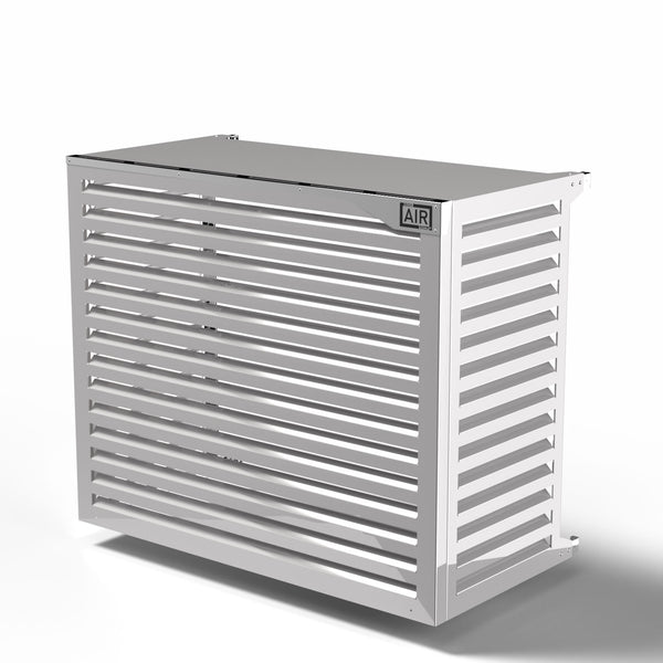 online Copri Condizionatore 135x112x74 cm in Alluminio a Parete Big Blade XXL Bianco