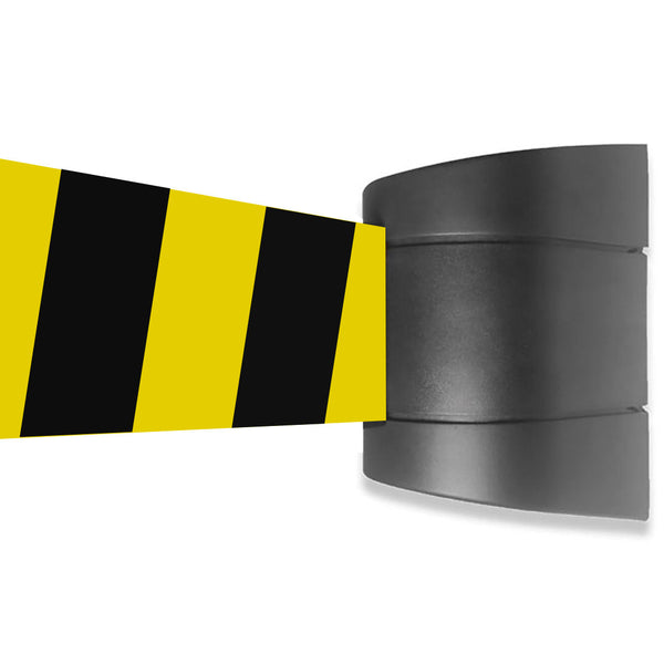 sconto 5 Meter Wandvorhang 9,5x14,5x9,2 cm Gelb/Schwarzes Band