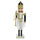 Weihnachten Nussknacker Soldat H120 cm mit Licht Sounds und Bewegung Schwarz und Gold