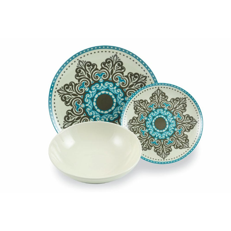 Servizio Piatti 18 Pezzi in Porcellana VdE Tivoli 1996 Cala Jondal