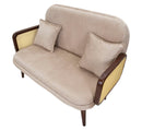 Divano 2 Posti 131x80x93 cm in Tessuto Imbottito