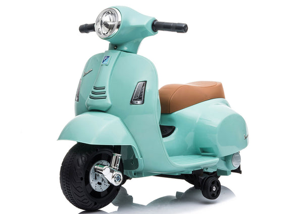 Scooter Elettrico per Bambini Licenza Ufficiale Piaggio Vespa Small 7,2V 2,5Ah Verde sconto
