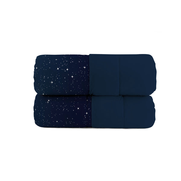 Trapunta Invernale Stampata in Microfibra 200gr Double Face Stars Varie Misure prezzo