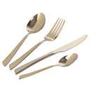 Servizio Set di Posate 24 Pezzi in Acciaio Inox VdE Tivoli 1996 Cut Oro