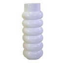 Portavaso resina bianco lucido cm Ø45xh120