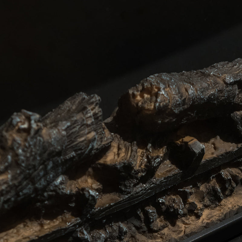 Camino Elettrico da Terra 96x36x90 cm Michelangelo in Legno Bianco      