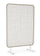 Paravento da Esterno 120x50x180h cm in Alluminio e PP Babilo Bianco e Grigio