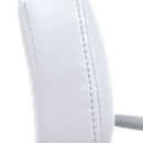 Sgabello con Braccioli Alzata a Gas e Seduta Girevole in Similpelle Vandi Grigio