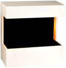 Cornice per Camino in Legno MDF 60x62x30cm Ruby Fires Udine Bianco Crema