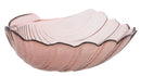 Svuota Tasche Shell Rosa Ø32x10 cm Vetro
