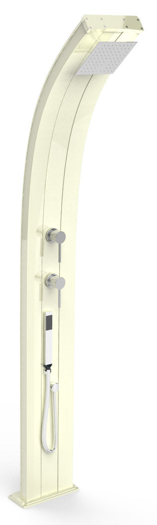 sconto Doccia da Giardino Miscelatore e Doccetta Arkema Dada Top Line Perla Bianca