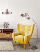 Lampada a Sospensione da Interno a Led in Metallo Nichel Anticato