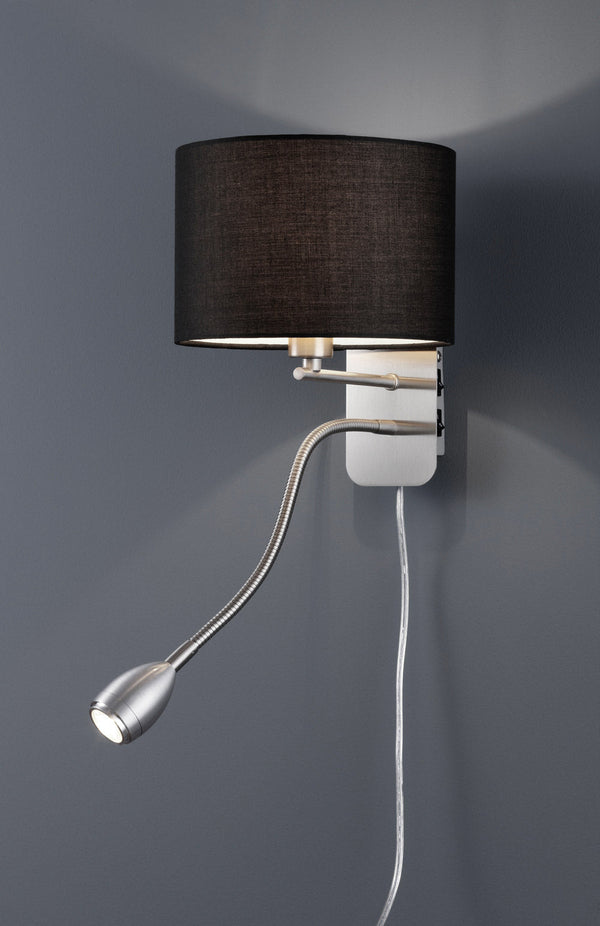 Applique da Interno a LED in Metallo Nichel Opaco sconto