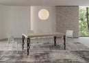 Tavolo Allungabile 200-304x90x77 cm Karamay Premium Cashmere Telaio Antracite 