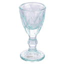 Set 6 Tazzine per Liquori Liquorini Prisma Greenery in Vetro VdE Tivoli 1996 Verde