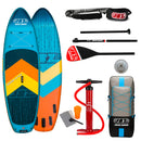 SUP Tavola Stand Up Paddle Gonfiabile 290x89x15 cm con Pagaia Zaino e Accessori Jbay.Zone River Y1