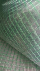 Telo di Ricambio per Serra da Giardino 6x3x2 m con 12 Finestre e Porta Avvolgibile Verde Seconda Scelta