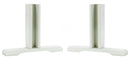 Set 2 Basi Sostegno per Pannelli Grigliati 36x28 cm in Legno Impregnato