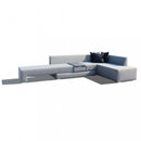 Salotto Angolare Tulum Struttura in Alluminio Grigio