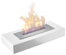 Camino a Bioetanolo da Tavolo 67x10 cm Flig Rialto Max Bianco