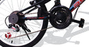 Bicicletta Mountain Bike MTB Ragazzo 26" 21V Kidfun Canyon Nera