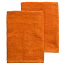 Set Spugna Asciugamani Ospite + Salvietta Arancio