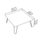 Tavolino da salotto 60x60x29 cm rovere Ilia