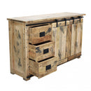 Mobile Vergil 150x45x90 h cm in Legno Marrone