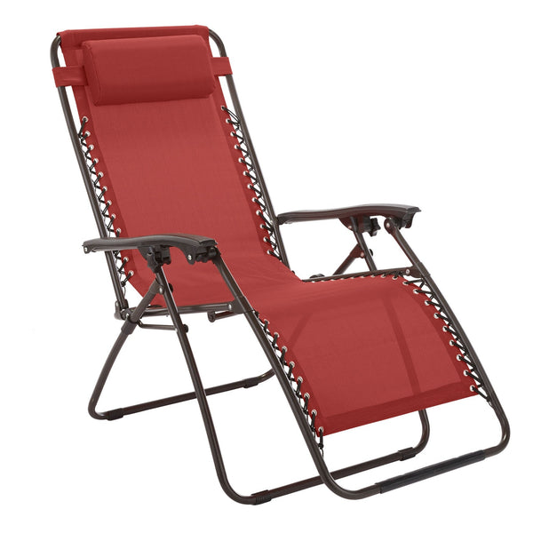 Zero Gravity Reclining Klappstuhl Rot acquista