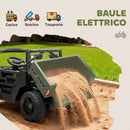 Macchina Elettrica Bambini 12V con Telecomando Sospensioni Bagagliaio e Musica Età 3-8 Anni Verde      