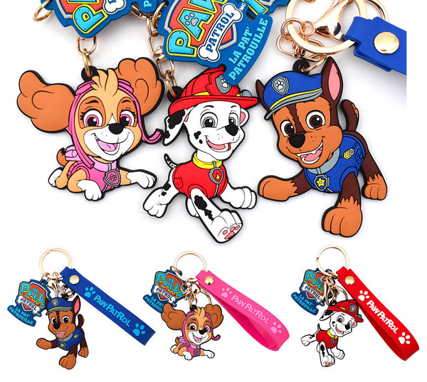 Set 24 Portachiavi 3D in Silicone per Bambini Paw Patrol Varie Colorazioni acquista