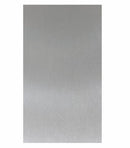 Set 6 Pezzi Pannello Decorativo Effetto Metallo 120x60 cm in PVC UV Ultra Slim Acciaio Inox  