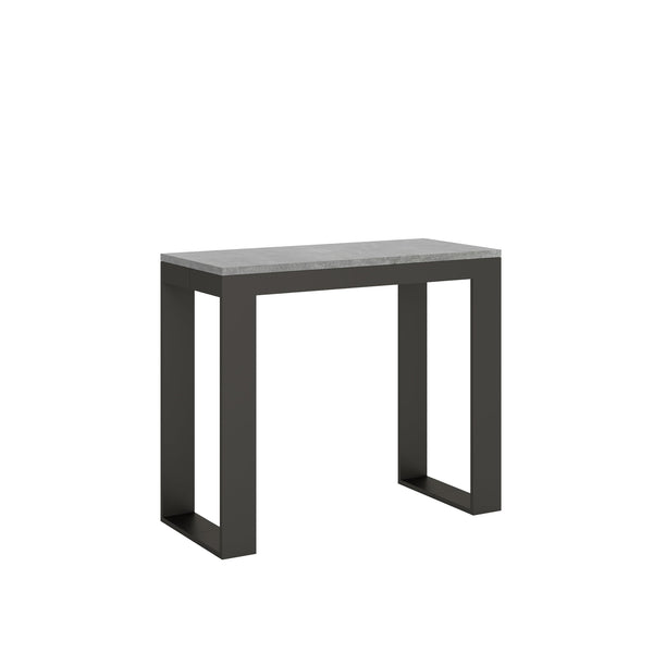 online Consolle Allungabile 90-300x40x77 cm in Nobilitato Grigio
