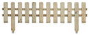 Recinzione Bassa 4 Pezzi 30x120 cm in Legno Impregnato
