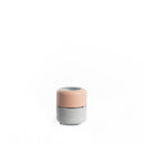 Lampada da Tavolo 16x16xH19 cm in Metallo Idra Rosa e Grigio