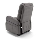 Poltrona Alzapersona Elettrica 3 motori 70x87x105 cm in Tessuto Diva Dubai Grigio