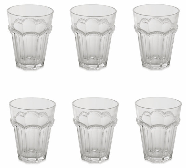 online Packung mit 6 Wassergläsern aus Glas 283 ml Villa d'Este Home Tivoli Floyd