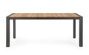Tavolo da Giardino 180x90x75 cm in Alluminio Cameron Antracite